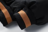 Blouson d'hiver matelassé décontracté à capuche avec fermeture éclair, imperméable et respirant, style streetwear, personnalisable