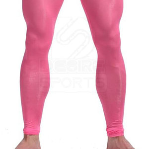 Leggings de Compresión de Lona Ligera de Color Sólido para Hombre, Cintura Elástica, Secado Rápido, Transpirables, Ropa Deportiva para Gimnasio, Personalizables - Product Image 6