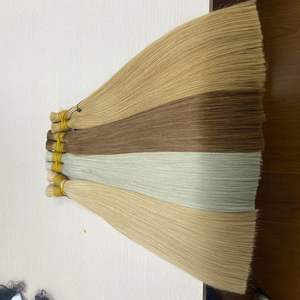 ผมต่อแบบ Remy ผมต่อแบบลอนลึก30นิ้วสีบลอนด์บริสุทธิ์เป็นลอนลึกวัตถุดิบจากเวียดนามผม100% จำนวนมาก - Product Image 3