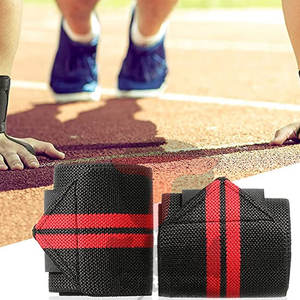 Poignets en néoprène de haute qualité pour l'entraînement en salle de sport et l'haltérophilie Logo de couleur personnalisé antidérapant Service OEM unisexe disponible - Product Image 4