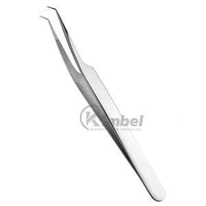 Pince à épiler en acier inoxydable Lite Curve à 45 degrés Pince à épiler de qualité supérieure Catégorie Premium - Product Image 2