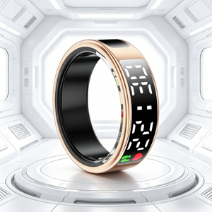Anillo Inteligente con Monitor de Salud y Sueño, Pantalla OLED, Control por Aplicación, Acero Inoxidable, Resistente al Agua IP68, para Hombres y Mujeres - Product Image 3