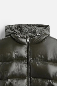 Blouson Bomber Décontracté d'Hiver pour Homme avec Capuche, Fermeture Éclair, Imperméable, Coupe-Vent, Respirant, Durable, Séchage Rapide, Doux, Logo Avant, Coton - Product Image 2