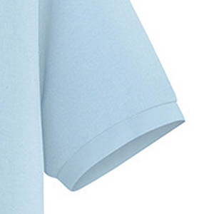 Camiseta de Color Sólido Personalizada de Alta Calidad, 65% Algodón, 35% Poliéster, Tela CVC, Camisetas Tipo Polo Piq - Product Image 3