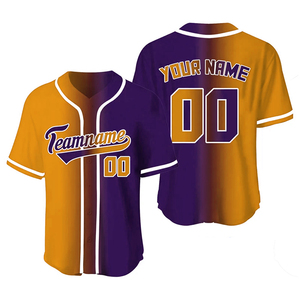 Camisas de poliéster transpirables con número de nombre de equipo de tela cómoda para camisetas de béisbol y softbol - Product Image 5