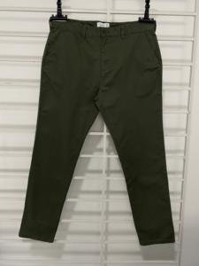 Pantalon mince d'été en sergé de coton pour hommes, respirant, droit, léger, teint uni, Offre Spéciale personnalisable, service OEM - Product Image 2