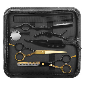 Kit profesional de peluquero de acero inoxidable para uso personal en peluquería con logotipo y embalaje personalizados - Product Image 2