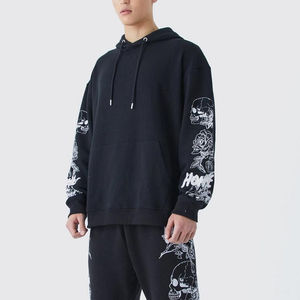 Pantalon de survêtement à capuche d'hiver Jogger Sets Cargo Pants Tracksuits Logo Printing Wholesale 2025 Printed Men Fleece Track Suit - Product Image 6