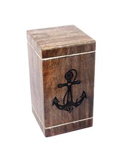 Urnas de cremación de palisandro para cenizas humanas Adulto Grande-Urna de entierro de madera para columbario-Caja de urna funeraria (250 pulgadas cúbicas) - Product Image 4