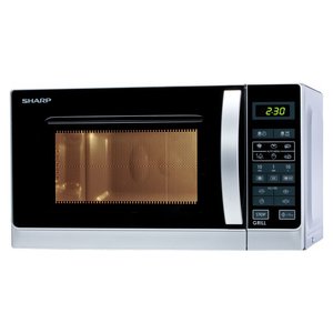 Horno Microondas Plateado de 20L y 800W R 642INW con Función de Grill, Ideal para Propietarios de Hogares y Entusiastas de Electrodomésticos de Cocina - Product Image 1