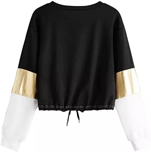 Sudadera elegante para mujer, jersey con hombros caídos, sudadera para mujer en diferentes estilos, sudadera con logotipo personalizado para mujer - Product Image 2