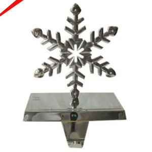 Top Selling Metal Snowflake <b>Stocking</b> <b>Holder</b> for Home Hotels - Product Image 1