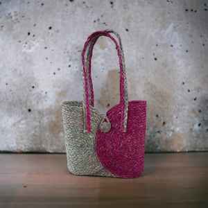 Sac à main Sabai Grass écologique multicolore Nouveau design Sac à main pour femme Sac cadeau pour la fête des mères - Product Image 6