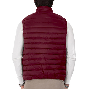 Conception de logo personnalisée populaire, veste sans manches respirante et légère pour homme, veste matelassée en duvet de canard pour homme, veste matelassée d'hiver - Product Image 6