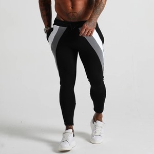 Pantalones Jogger para Hombre, 100% Algodón, Lavado Ácido, Tejido Terry Grueso, Estilo de Frente Plano, Cintura Elástica Alta, Bordados - Product Image 1