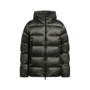 men's <b>jackets</b> Men's Heavy Designer Canvas Puffer <b>Jacket</b> Hooded Oversized Bubble Coat with Puff Padded Custom Black Logo Shiny - Product Image 1