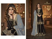 Shamita Shetty Belle Actrice Porter En Gros Designer Broderie Travail Robe Coupe Droite Robe Style