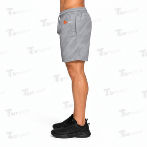 Shorts coupe-vent pour homme, légers, à séchage rapide, pour la plage, athlétiques, décontractés, parfaits pour les vacances d'été. - Product Image 3