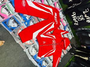 Sweat-shirt à capuche zippé surdimensionné 500 g/m² délavé à l'acide pantalon de survêtement motif uni grande taille logo personnalisé broderie sérigraphie respirant - Product Image 4