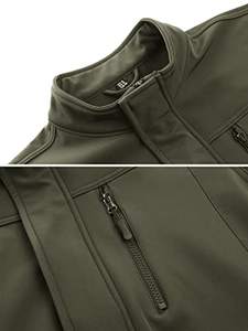 Veste tactique OEM avec veste softshell coupe-vent pour homme, impression, tissu à séchage rapide, tailles plus grandes, vestes universitaires - Product Image 4