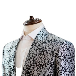 Trajes jacquard transpirables superventas para hombre, trajes elegantes de moda con servicio OEM durante todo el año - Product Image 4