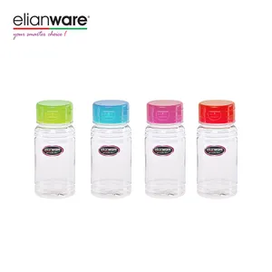 Elianware नमक और काली मिर्च मसाला और मसाले के लिए प्लास्टिक की बोतल (100ML)