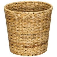 Panier de rangement en rotin brun clair de qualité supérieure panier en rotin tendance décoratif de forme ronde pour la maison et la cuisine pour la vente en gros
