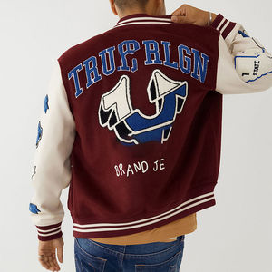 2025 diseños personalizados chaqueta Letterman para hombres bordado, parches de chenilla, escuela y equipo Logos Varsity Jacket - Product Image 2