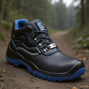 Botas de Seguridad ANKLAM S3 FO SR ESD EN20345 Negras/Azules Talla 41 Ancho 10.5 cm - Product Image 3