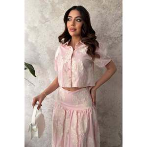 Ensemble chemise rose et jupe corset - Rose - Product Image 3