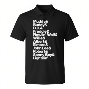 เสื้อโปโลโปรโมชั่น "บิดาแห่งตำนานกีตาร์บลูส์" - Product Image 2