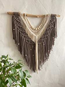 Colgante de pared de algodón festivo, ideal para Diwali, Eid y tiendas de regalos de Navidad, colgante de pared hecho a mano de madera - Product Image 3