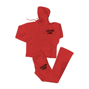 Survêtement en molleton personnalisé avec logo, unisexe, à capuche, manches longues, couleur unie, vêtements décontractés, automne, 100% coton, respirant, coupe régulière, adultes - Product Image 4