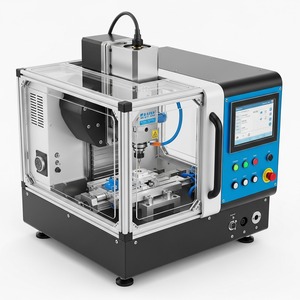 Machine de micro-fraisage verticale CNC 3 axes Mini équipement de fraisage de bureau pour métaux et plastiques Haute précision Performance stable - Product Image 2