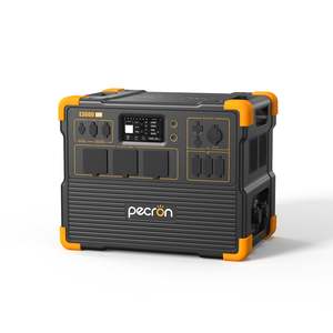 Démarreur de <span class=keywords><strong>voiture</strong></span> sans fil à onde sinusoïdale pure avec batterie LiFePO4 et panneau solaire 3600W Pecron E3600LFP pour camping et utilisation en extérieur (USA/UE) - Product Image 4