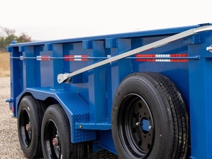 Hydraulic Aluminum Dump <b>Trailer</b> Heavy Duty 10 Ton Capacity Gear Motor for Construction Mining <b>Farm</b> Use High 2-Year Warranty - Product Image 6