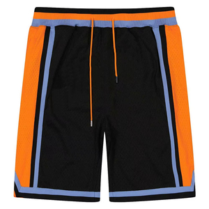 Ropa deportiva más vendida, ropa de equipo de nuevo diseño, pantalones cortos de baloncesto bordados con letras, pantalones cortos de malla retro con estampado de sublimación OEM - Product Image 1