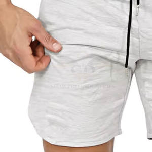 Pantalones Cortos Bermuda para Hombre de Alta Calidad, Transpirables, de Color Sólido, Cintura Media, Poliéster/Algodón Premium, Cierre con Cordón, Gran Venta - Product Image 6