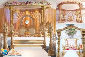 Superbe Design de Mandap que vous devez réserver pour votre mariage Avni Mandap par Dst exporte le meilleur fabricant de Mandap de mariage indien - Product Image 6