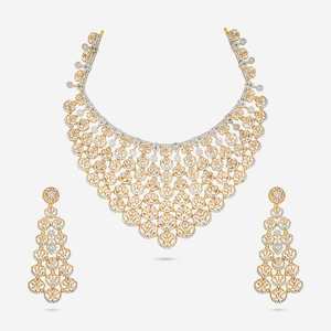 Zircon Bridal Necklace Elegant <b>Wedding</b> <b>Accessory</b> - Product Image 1