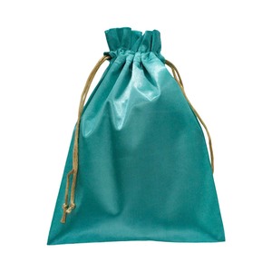 Traditional Style Satin <b>Potli</b> <b>Bag</b> Mirror Embroidery Brocade Fabric Eco-Friendly Washable Drawstring Closure Nature Brand Return - Product Image 1