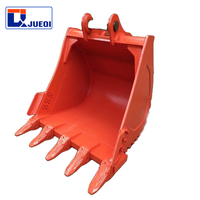 Bucket Excavator Tugas Berat Q355B Baja Tahan Aus, Bucket Batu Excavator untuk Mesin 20 hingga 35 Ton