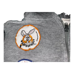 High Quality 100% Cotton Winter <b>Thick</b> <b>Fleece</b> Hoodie with Embroidered Patch Design Eco-Friendly for Fashion Brands - Product Image 4