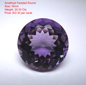 100% véritable pierre de naissance de février pierre précieuse d'améthyste de couleur violette naturelle en pierres précieuses en vrac de taille calibrée personnalisée pour bague et bijoux - Product Image 1
