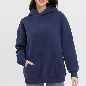 Logotipo personalizado Unisex Hombres Mujeres Ropa Sudaderas Oversize Vintage Sweater Bulk Hoodie Sudaderas sudaderas con capucha de punto - Product Image 4