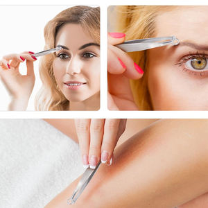 Pinzas universales para recortar el vello de la nariz, cortapelos de acero alemán con punta redonda, pinzas para hombres y mujeres - Product Image 4