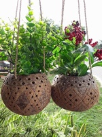 Pot de plante en coque de noix de coco de haute qualité/pot de plante en coque de noix de coco/pot de plante en fibre de noix de coco de haute qualité