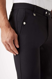 Productos de Carreras de Caballos ingleses de la India Pantalones de equitación deportivos ecuestres de silicona de asiento completo a prueba de ducha para hombres - Product Image 4