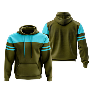 Venta al por mayor de los hombres personalizados 100% algodón francés Terry pulóver Sudadera con capucha de peso pesado Otoño Invierno Sudadera con capucha de gran tamaño bordado largo - Product Image 4