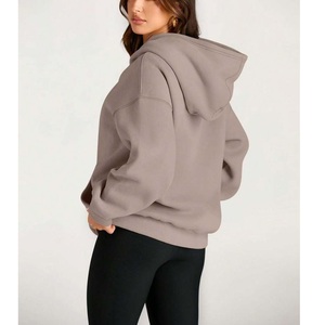 Sweat à capuche en molleton de couleur unie de haute qualité pull personnalisé pour hommes et femmes avec impression exportation de pull vierge de BD - Product Image 3